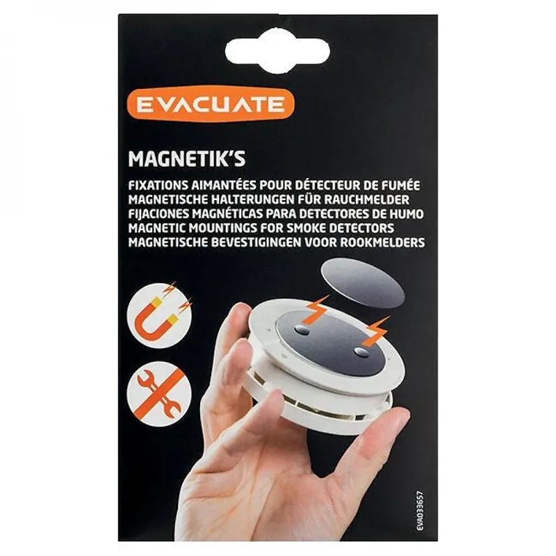 Livraison Gratuite Fixation aimantée pour détecteur de fumée – Magnetik's
