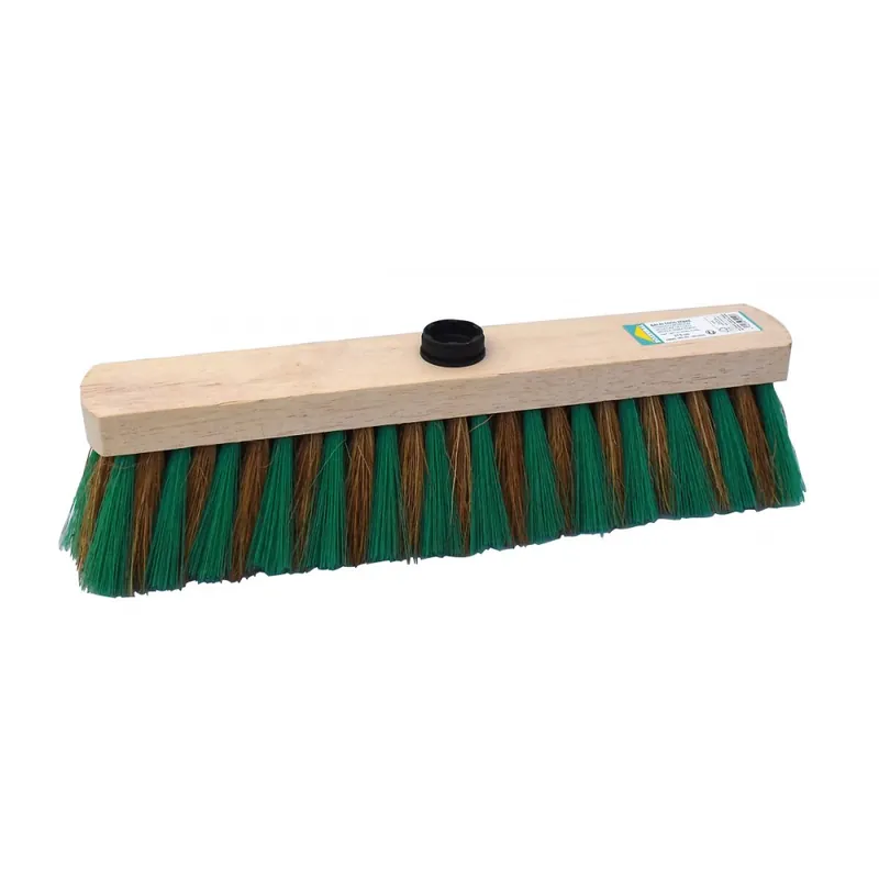 Nouvelle Collection Balai coco zébré 37,5 cm avec douille plastique diamètre 24 mm