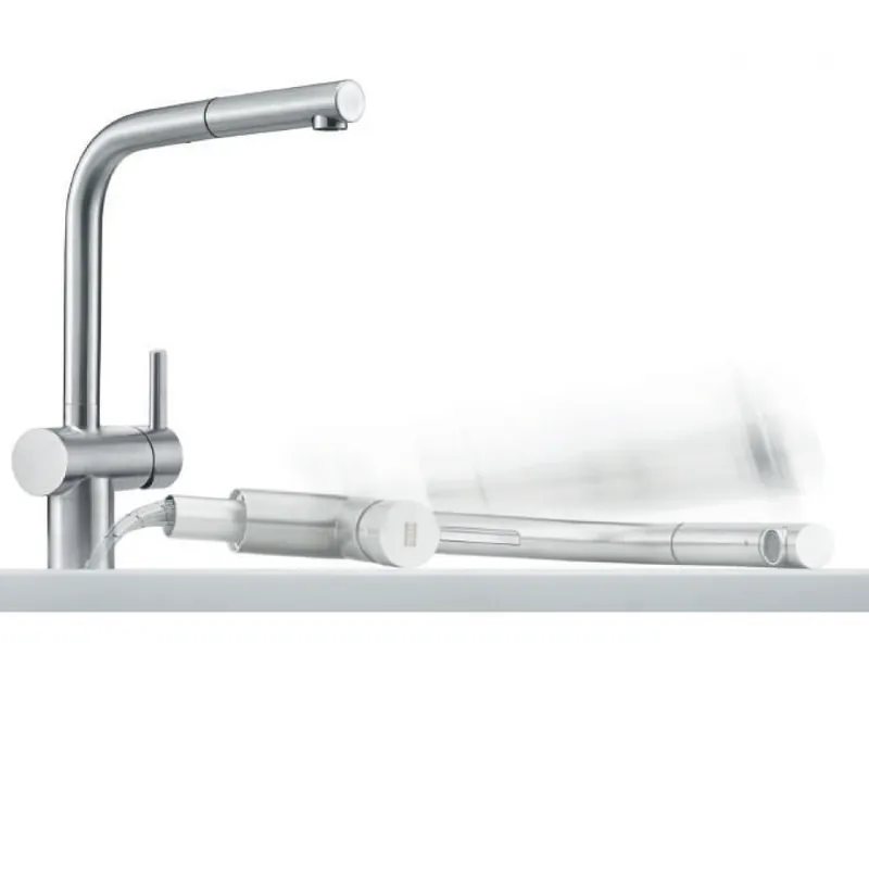 Petit Prix Mitigeur Atlas NÉO – sous fenêtre – à douchette extractible – Inox