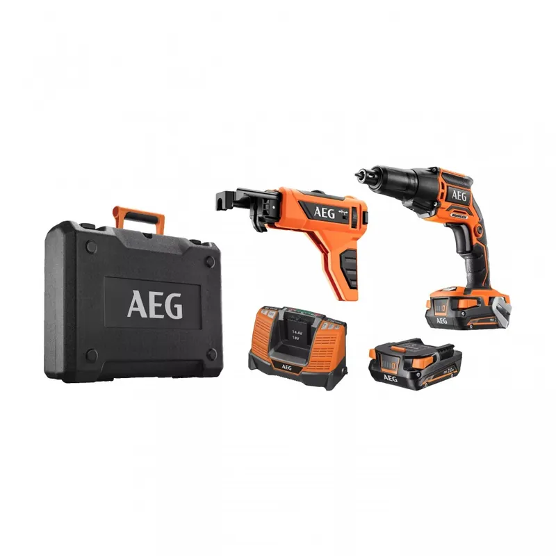 Achat Immédiat Visseuse plaquiste Brushless 18V- 2×2.0Ah avec chargeur de bande-BTS18BLBSA-202C