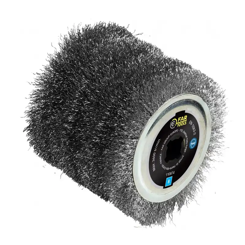 Brosse fil métal pour rénovateur REX – décapage fort Nouvel Arrivage