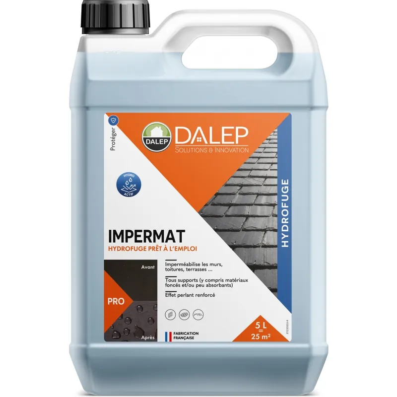 Hydrofuge et oléofuge – spécial matériaux peu absorbants – Impermat Promotion Saisonnière