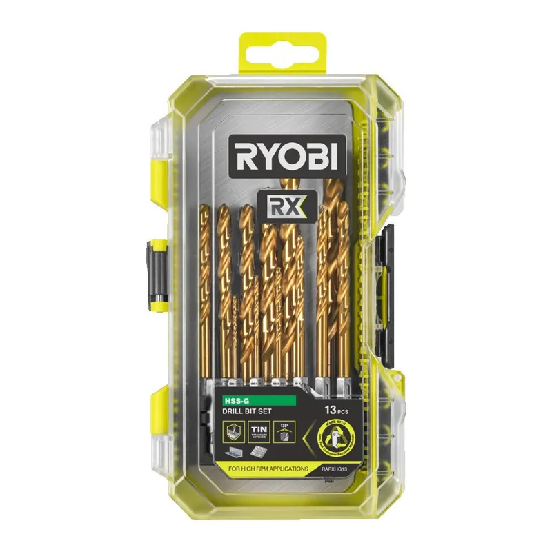 Jusqu’à Épuisement Des Stocks Coffret de 13 forets HSS-G RYOBI® RX – RARXHG13