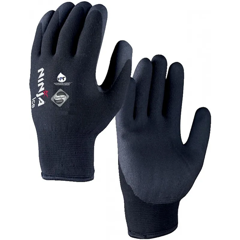 Achat Immédiat Gants d'hiver en nylon chaud – enduit PVC HPT – NINJA ICE – noir