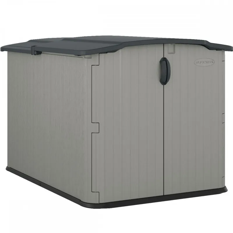Achetez Aujourd’hui Coffre de jardin polyéthylène Slidetop – 2,77 m³ – plancher inclus