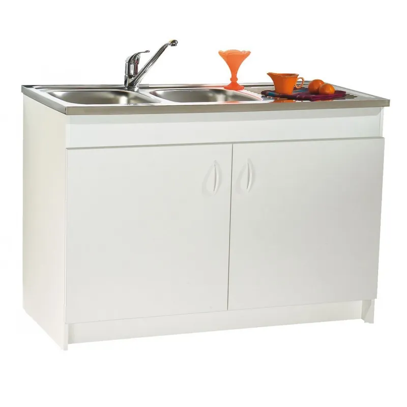 Usine Directe Meuble sous évier SIM NF – 90 x 60 cm – 2 portes