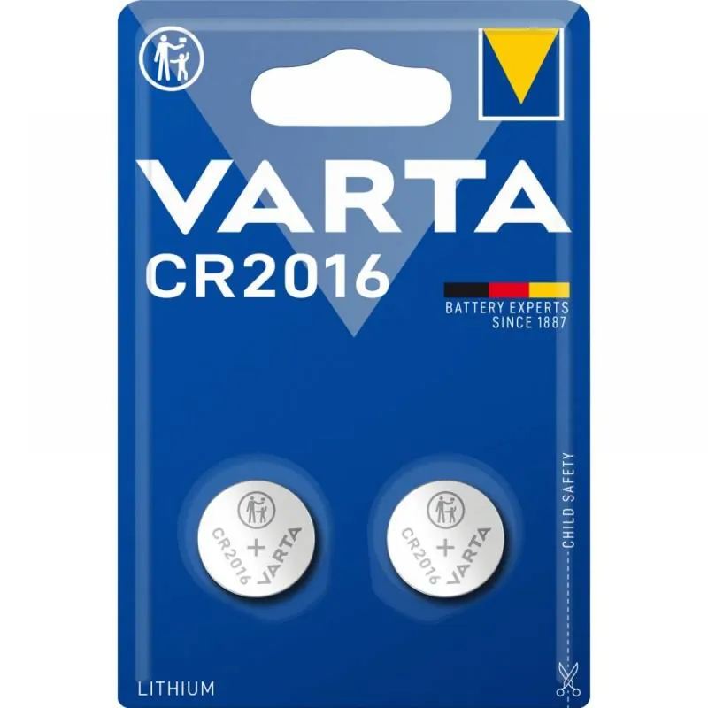 Livraison Express Pile bouton – CR2016 – lot de 2 – 3V – Lithium
