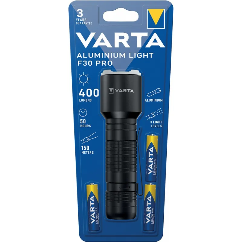 Seulement Aujourd’hui Lampe torche Varta Aluminium Light F30 Pro