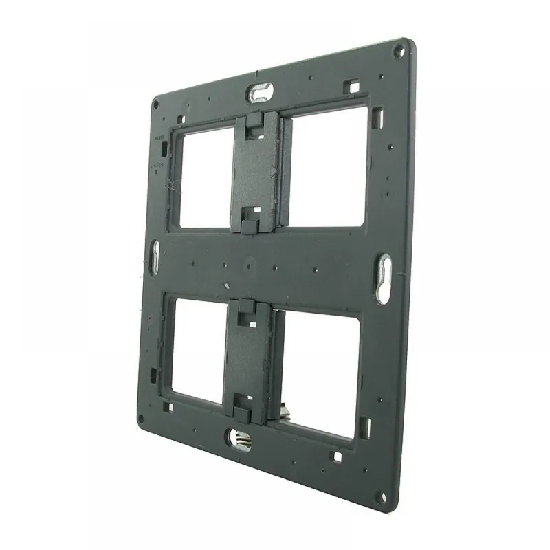 Support à vis Batibox – 2×2 postes – 2 x 4 ou 2 x 5 modules Must-Have