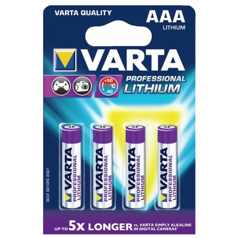 Livraison Express Piles Professional Lithium – AAA, AA et 9V