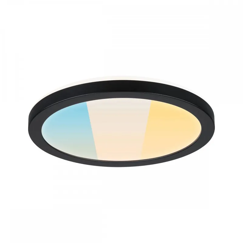 Certifié Plafonnier rond Ø190 mm 7,6W CCT – étanche IP44 – Atria Shine