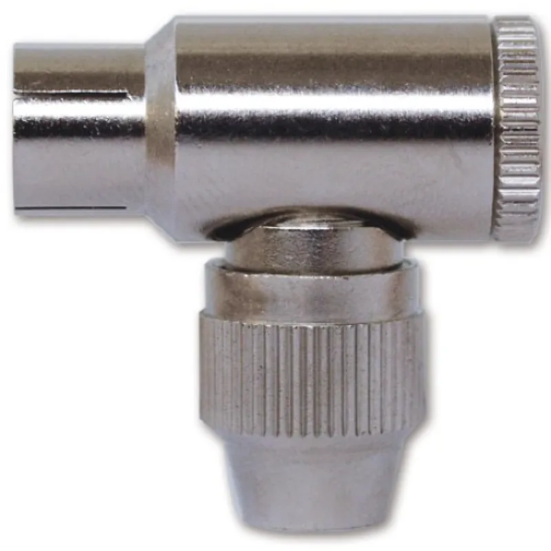 Fiche TV coudée – Mâle et femelle – diamètre 9,52 mm Commander Vite