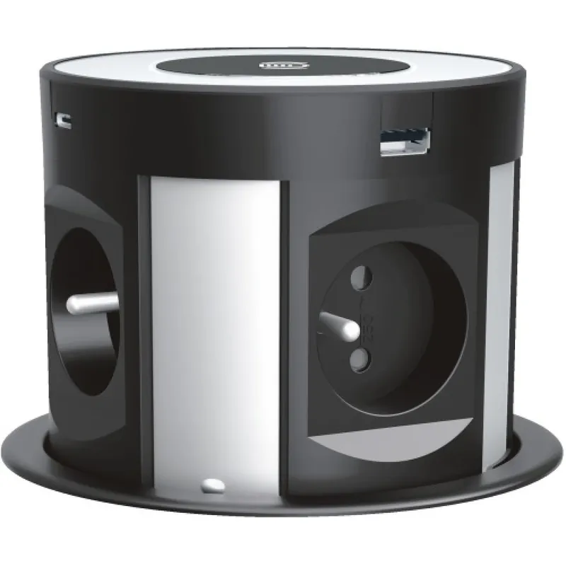 Bloc prises escamotable avec chargeur à induction – INCARA™ Tower Achat Immédiat