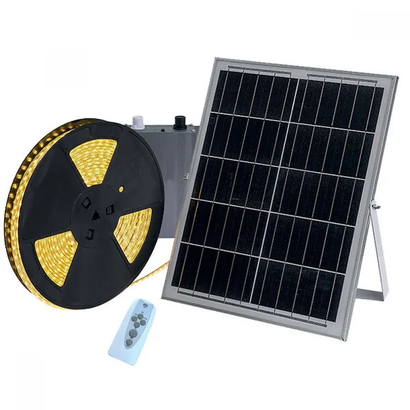 Expédition Rapide Bande LED solaire 4 modes – longueur 20 m sécable BF-SUNSTRIP20