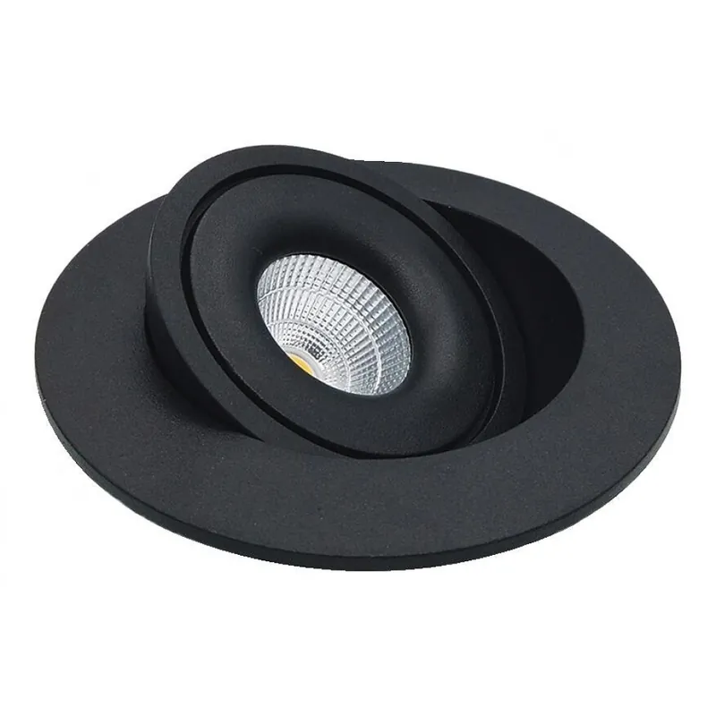 Dernière Chance Spot encastré LED – gradable – noir – Swing