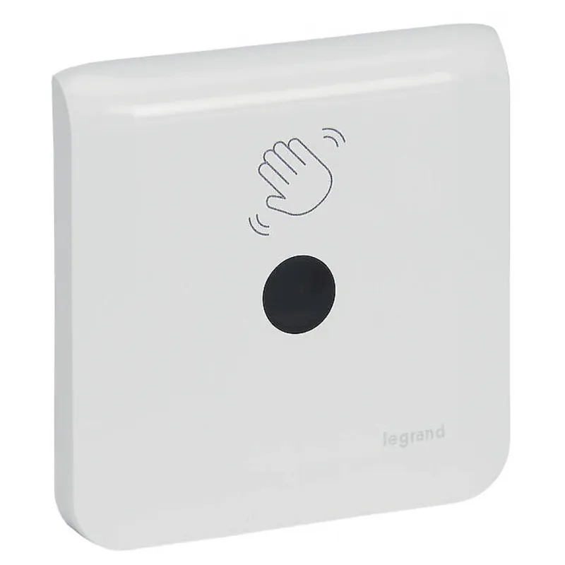 Interrupteur sans contact pour commande de porte 2 modules – Blanc antimicrobien – Mosaic Offre Spéciale