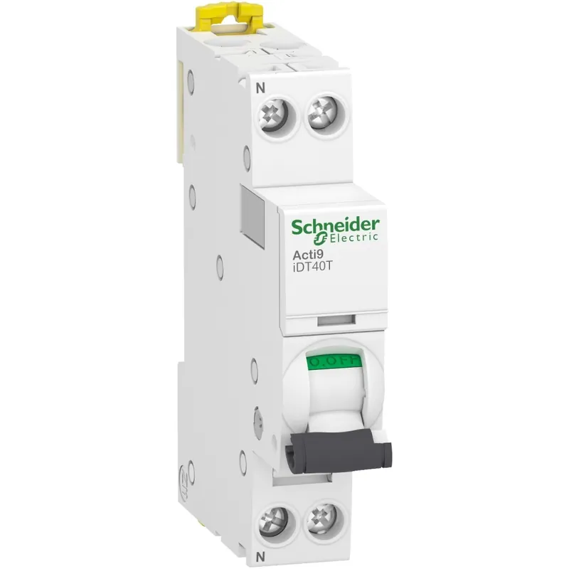 Disjoncteur modulaire 1P+N Acti9 iDT40T Dernier Modèle
