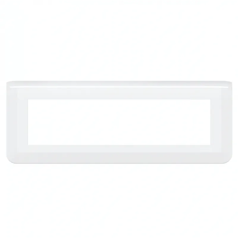 Plaque de finition horizontale Mosaic blanche – 8 modules Bon Plan