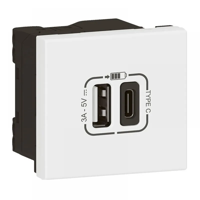 Dernière Chance Chargeur USB Type A + USB Type C – Mosaic Link