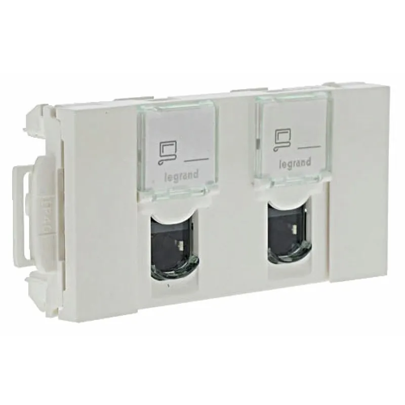 Petit Prix Prises RJ45 pour goulotte à clippage direct – Mosaïc
