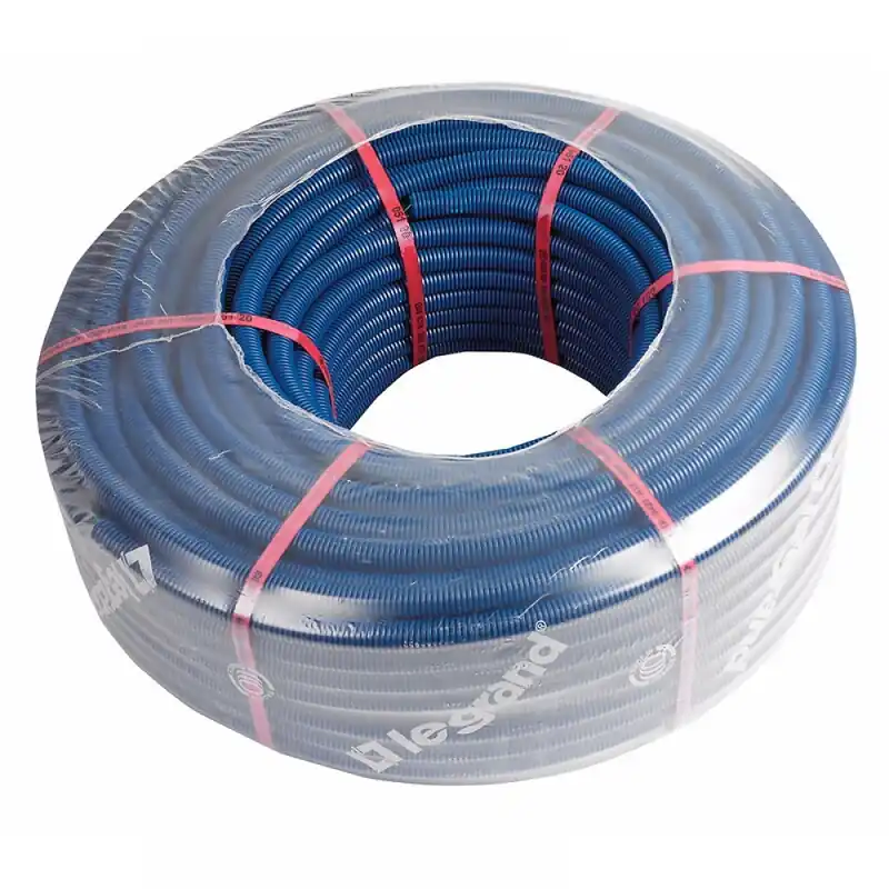 Populaire Gaine électrique ICTA courant fort avec tire-fils – 100m – Turbogliss Bleu