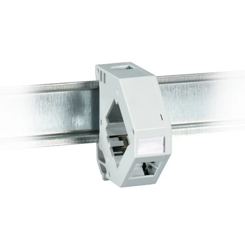 Support DIN pour RJ45 Keystone – 1 port Meilleur Choix