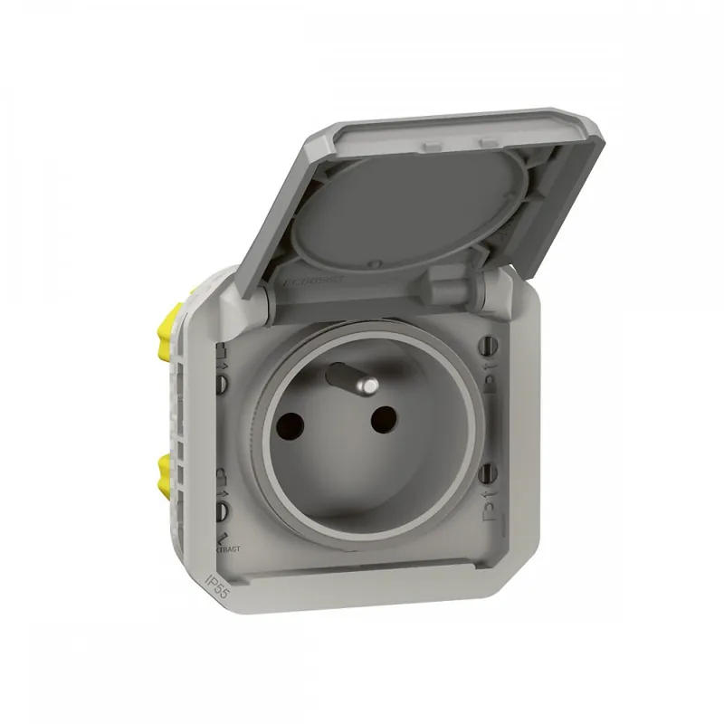 Prise de courant 2P+T composable – 16A 250V – Plexo Affaire À Saisir