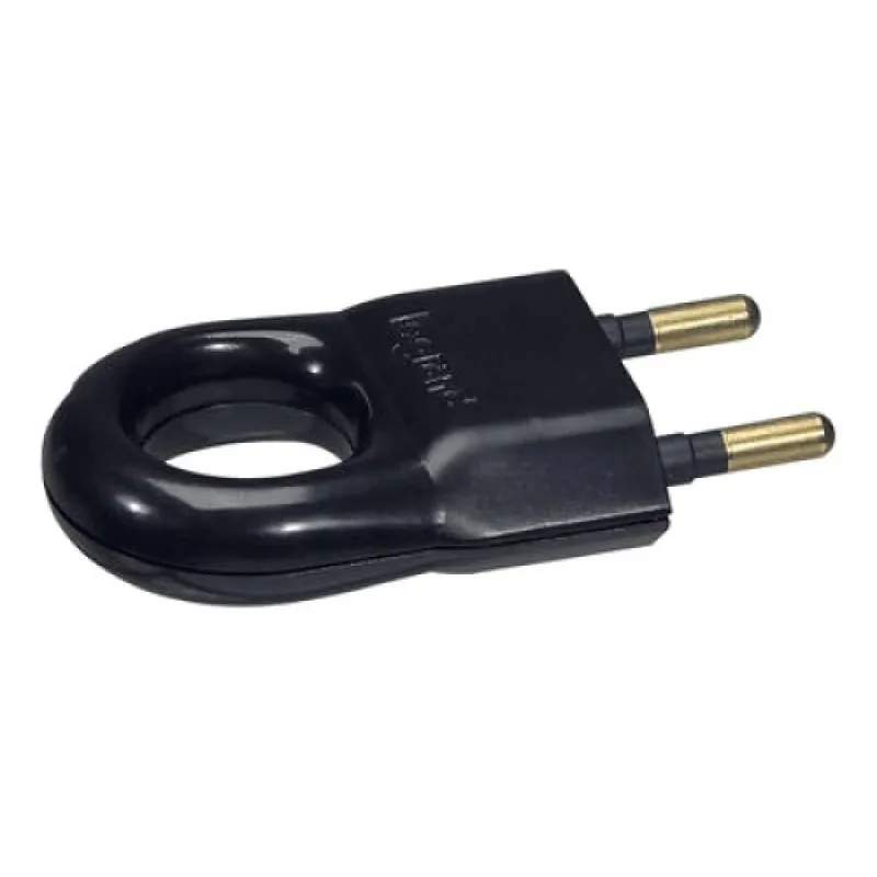 Fiche plastique 2P 6A avec anneau d'extraction Commande En Gros