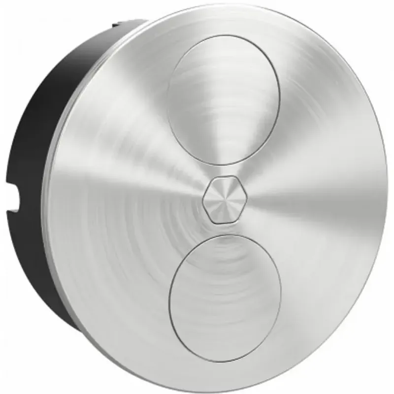 Meilleur Choix Multiprise encastrée ronde inox – ouverture/fermeture motorisées – e-Duplex