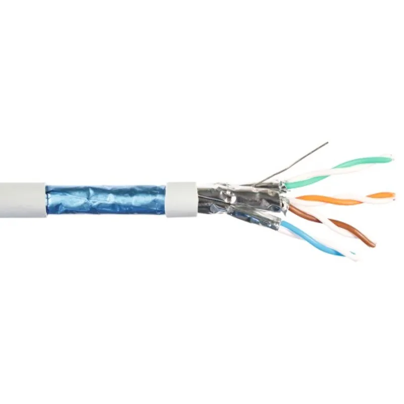 Achetez Aujourd’hui Câble réseau informatique Grade 3 – TV F/FTP – 4 paires 2150 MHz – couronne 100 mètres