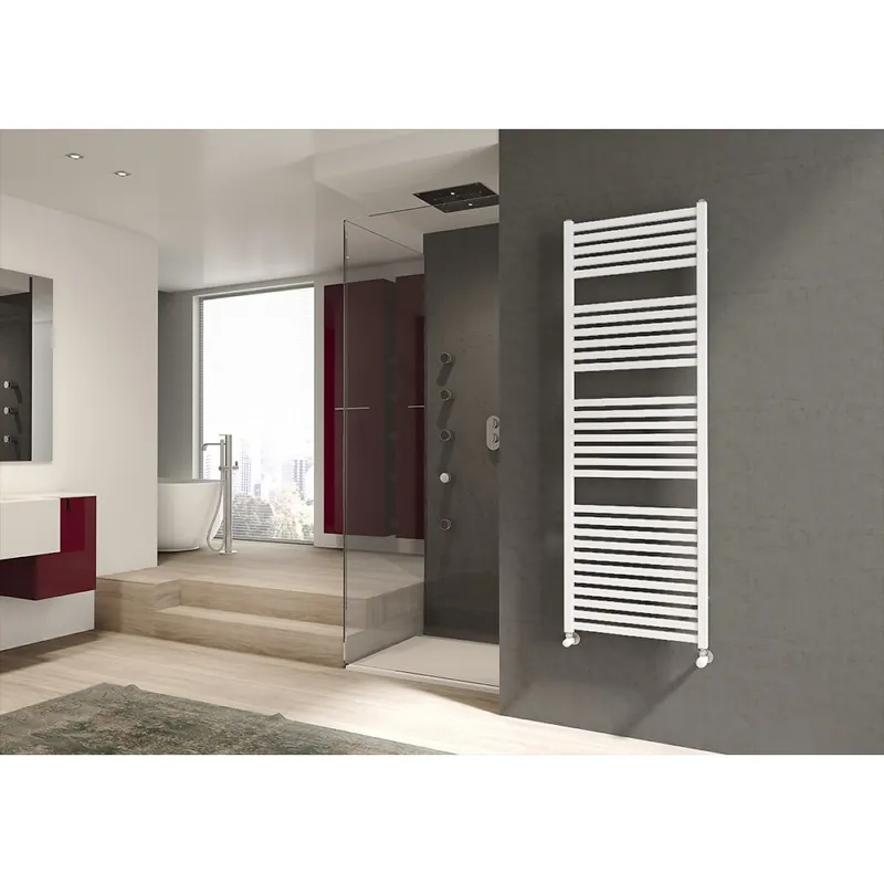 Promotion Saisonnière Radiateur sèche-serviettes eau chaude – 750 W – blanc – Quadré RSS