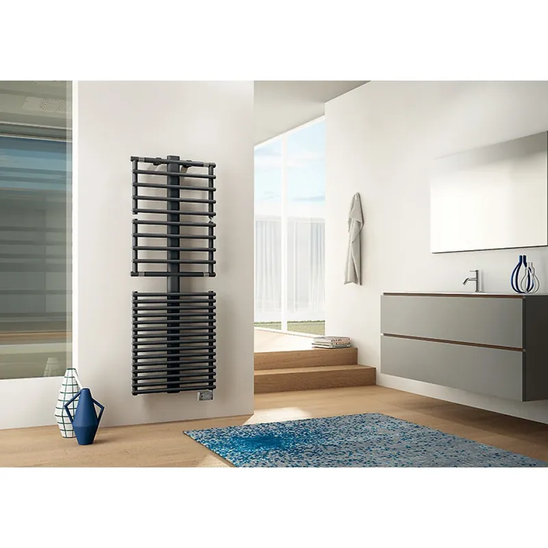Meilleur Choix Radiateur sèche-serviettes électrique noir Get Up