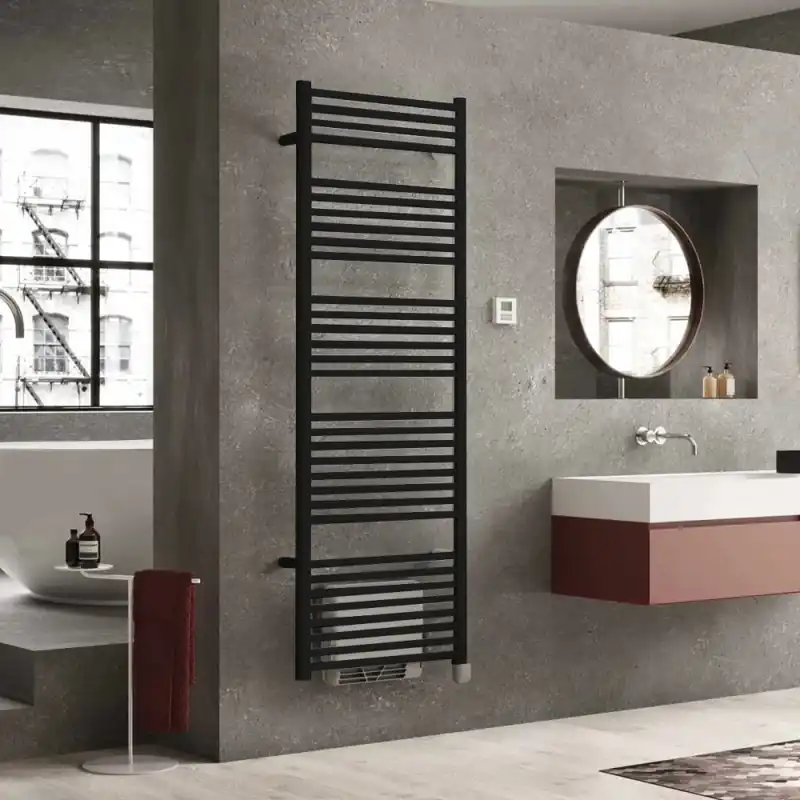 Commande En Gros Radiateur sèche-serviettes électrique soufflant – noir – Flèche Booster