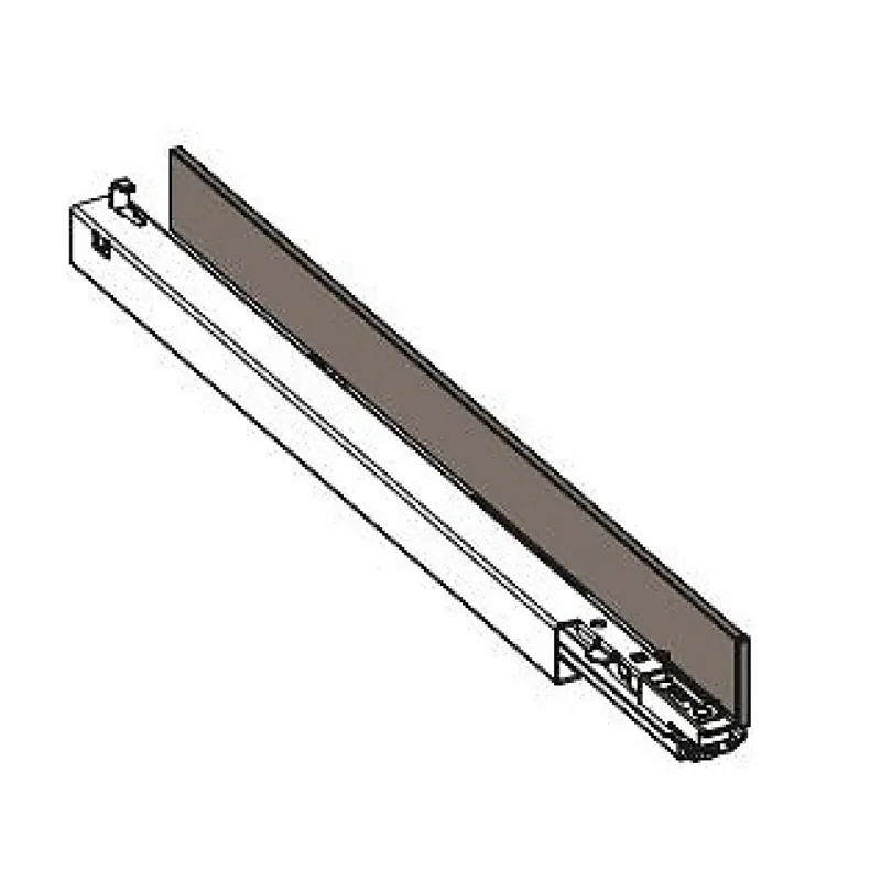 Profils et coulisses pour tiroirs 3 côtés Excessories – hauteur 128 mm Solde