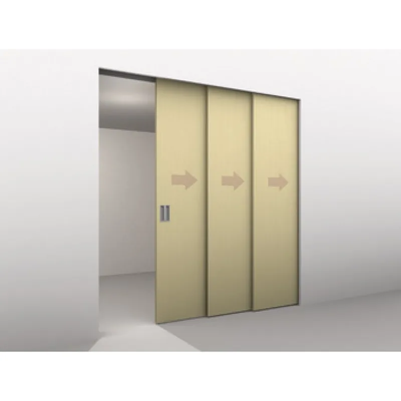 Système porte coulissante Télescopic 80/3 - vantail 40 kg - 3 portes - reconditionné Promotion Saisonnière