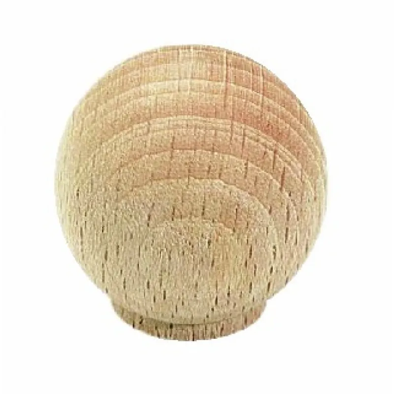 Bouton de meuble boule hêtre Vente Directe