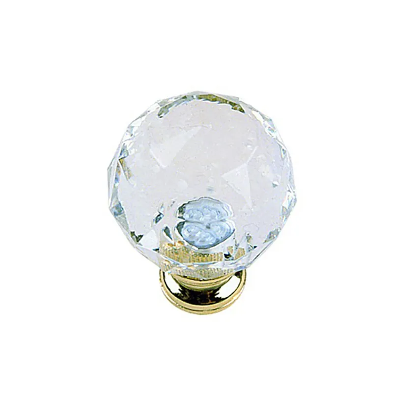 Super Prix Bouton à facettes en acrylique transparent 610 – diamètre 28 mm