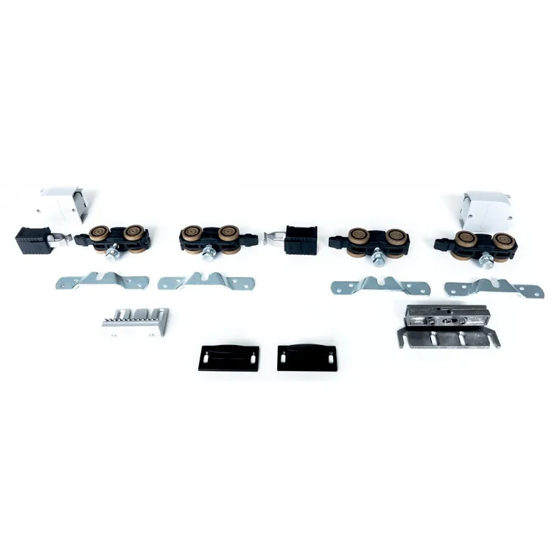 Satisfait Ou Remboursé Garniture Xperta symétrique pour porte coulissante bois 100 kg
