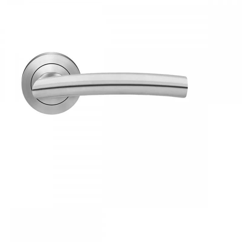 Réduction Poignées de porte sur rosaces rondes série ER 56 Madrid - inox satiné