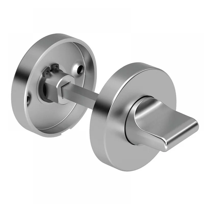 Rosaces rondes pour poignées de porte - inox S1-15 - condamnation Offre Du Jour