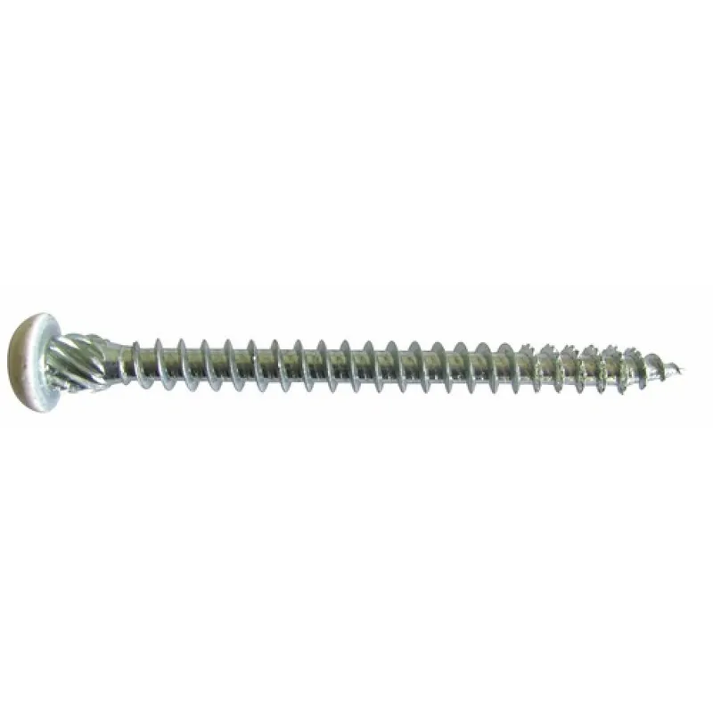 Vis tête large pour fixation menuiserie PVC – sans pré perçage – Ø6x75mm – TOP Haute Qualité
