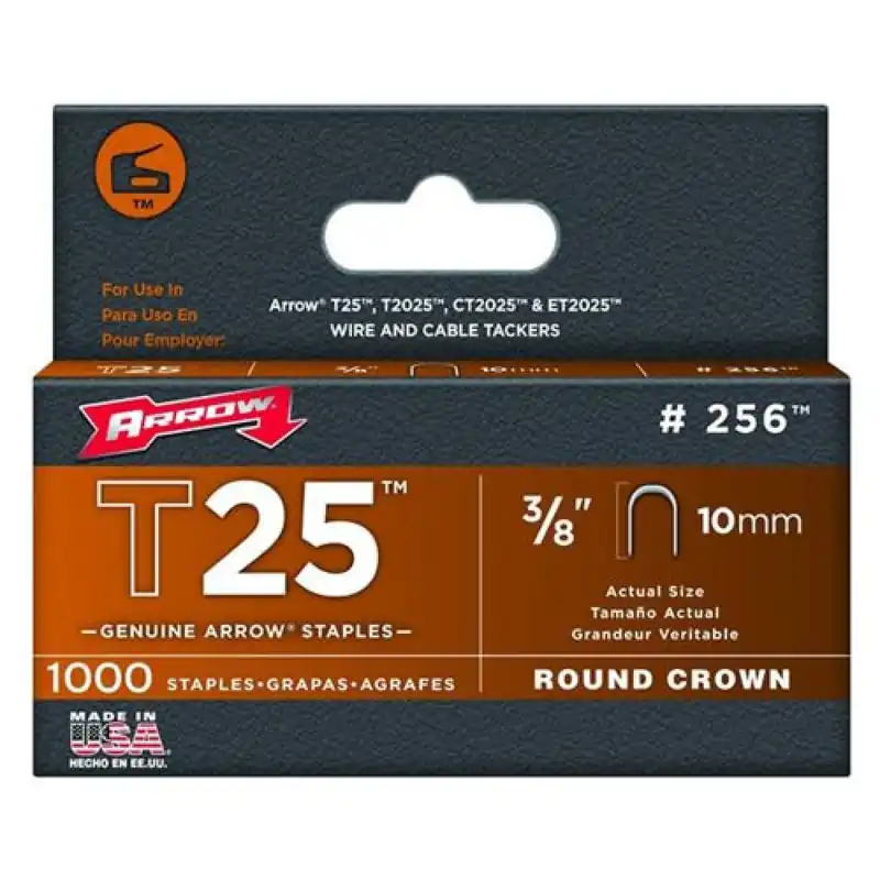 Agrafes rondes T25 pour câbles 6 mm – longueur 10 mm Offre Du Jour