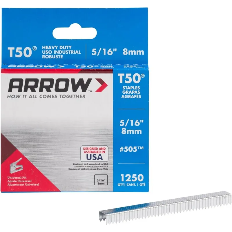 Agrafes T50 pour agrafeuse T50 BPN - longueur 8 mm - Boite de 1250 agrafes Satisfait Ou Remboursé