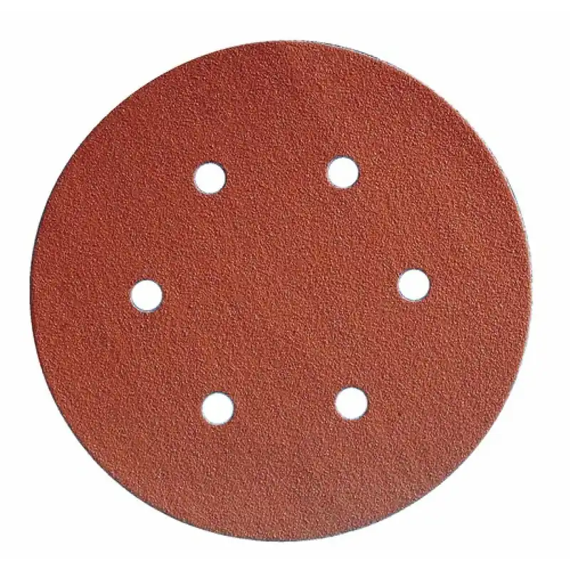 Abrasifs disques papier anti-encrassant perforés 6 trous KP 131-D150mm Bon Marché