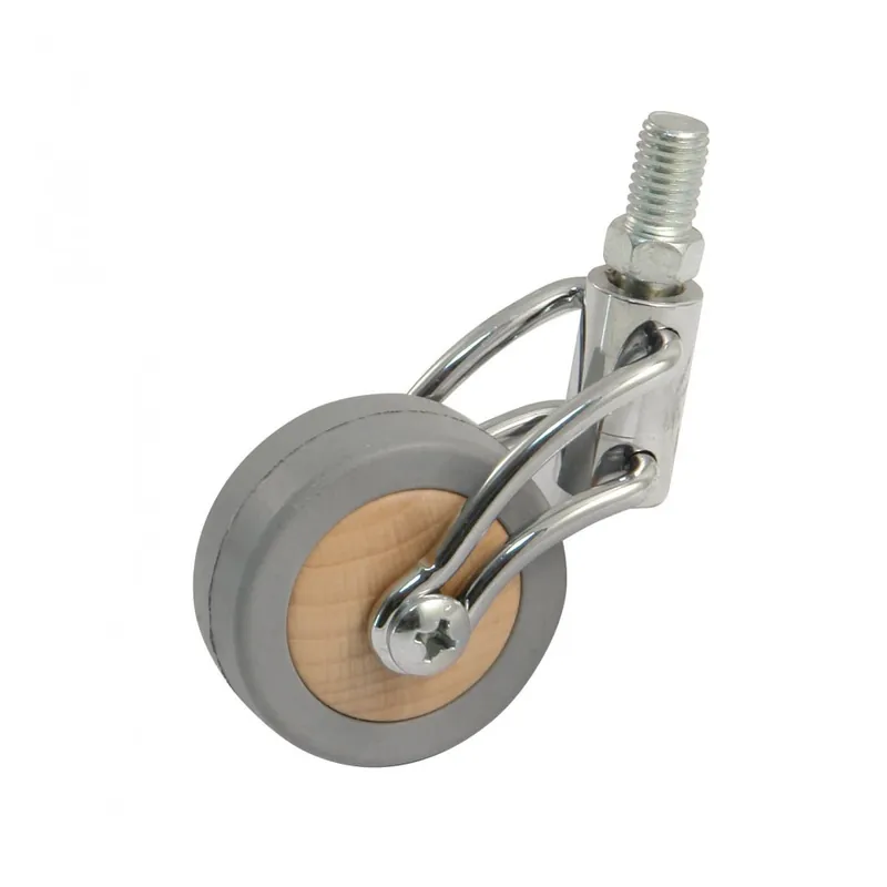 Acheter En Ligne Roulette de meuble sur tige chromée – charge 50 kg
