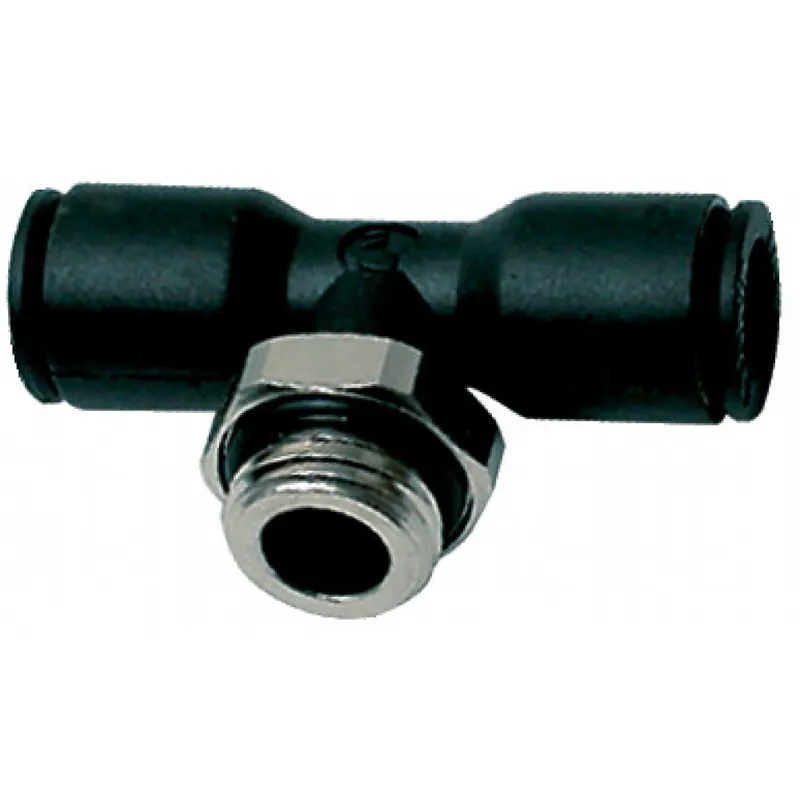 Té au centre à piquetage mâle filetage BSPP cylindrique 3198 – Ø 4 mm Authentique