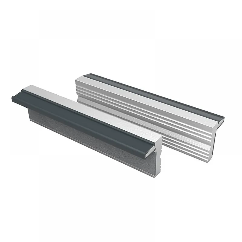 Acheter En Ligne Mors magnétique pour étaux en aluminium doux – longueur 125 mm – la paire