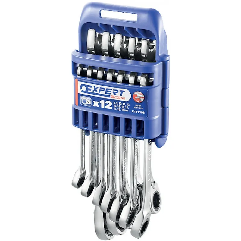 Achat Immédiat Jeu de 12 clés mixtes à cliquet articulées Expert