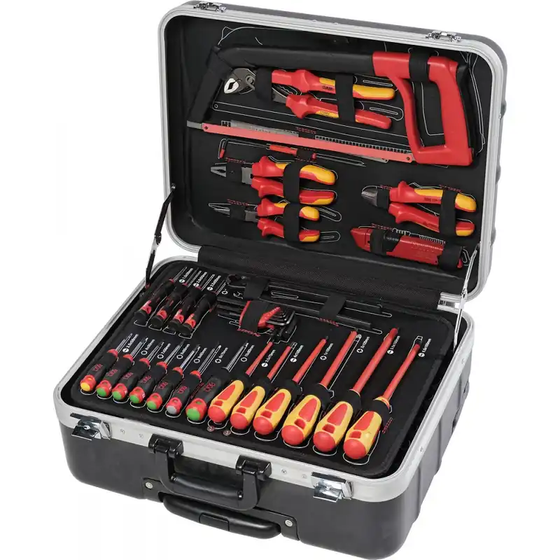 Commande En Gros Valise trolley de maintenance électrique - 128 outils