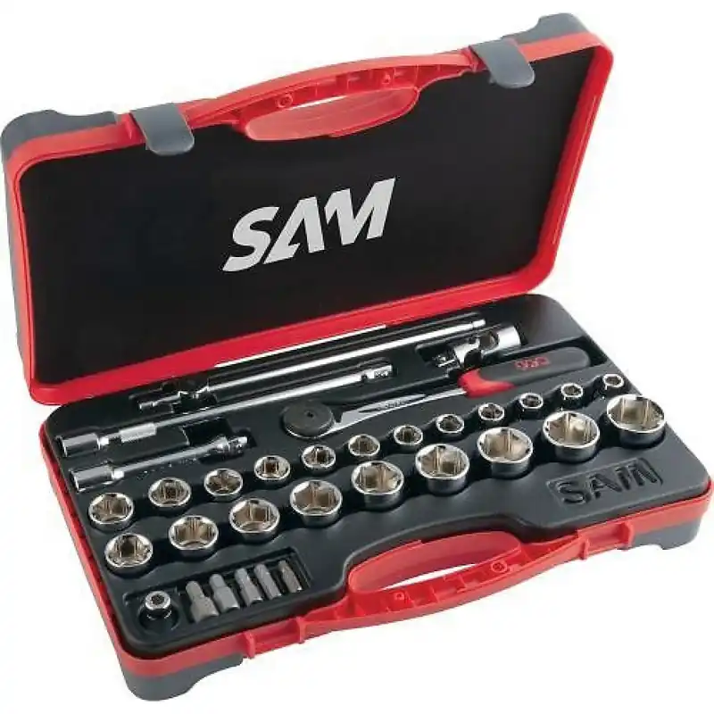 Coffret 1/2" douilles et accessoires – 32 pièces Satisfait Ou Remboursé